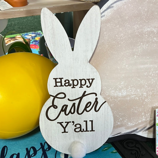 B&B Happy Easter Y’all Rabbit