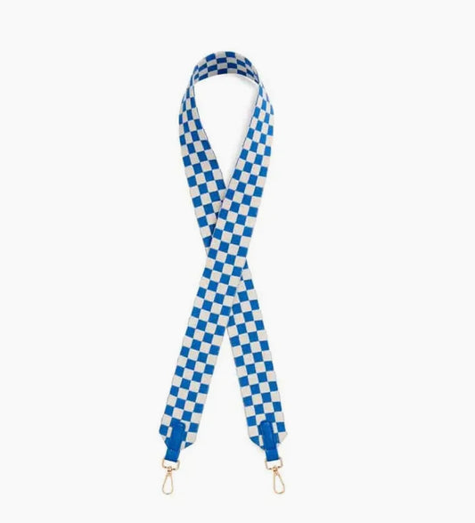 Checkered Game Day Strap Blue