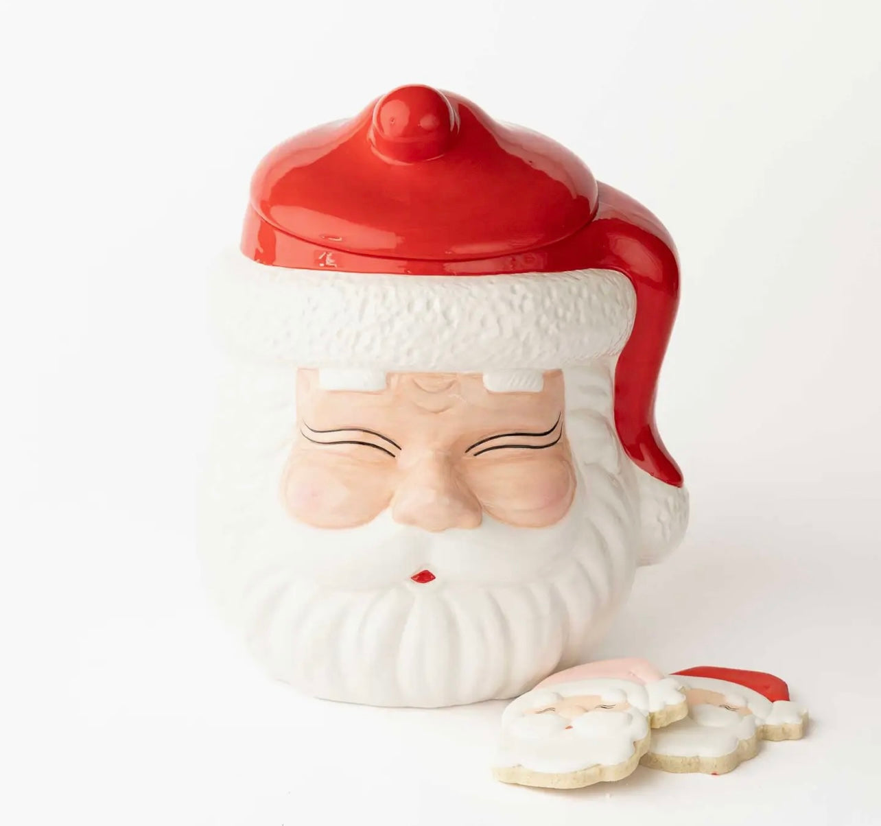 8 Oak Lane Red Santa Cookie Jar