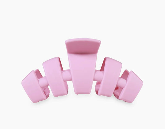 Teleties Merry Pinkmas Claw Clip- Medium