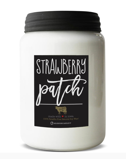 Farmhouse Apothecary Jar 26 oz: Strawberry Patch