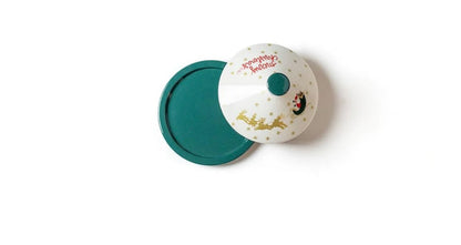 Cotton Colors Christmas Village Butter Dish