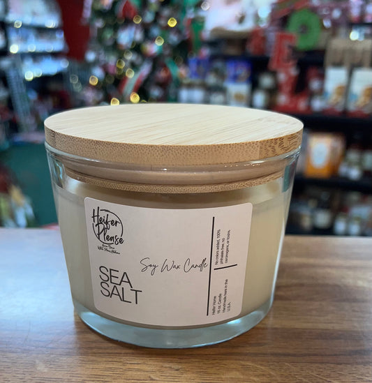 Heifer Please 3 Wick 16oz Candle: Sea Salt