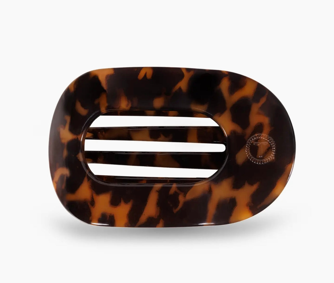 Teleties Tortoise Flat Clip- Medium