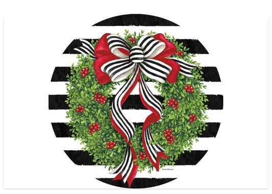 Custom Decor Holiday Stripes Hang Around