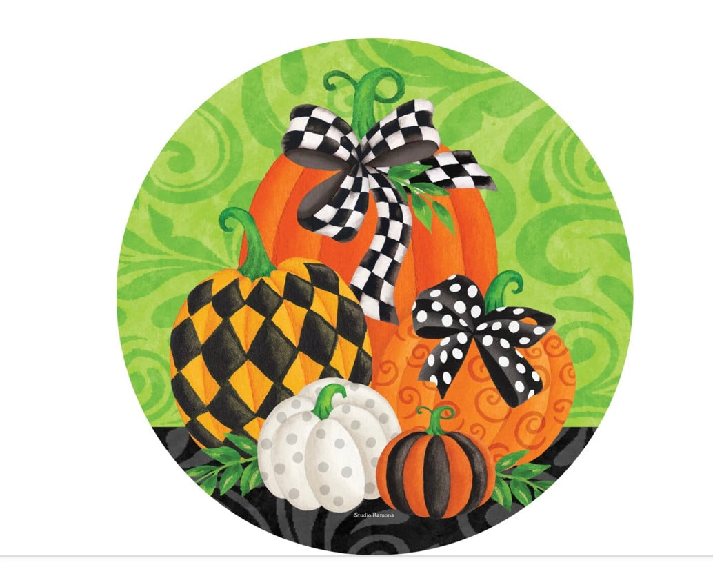 Custom Decor Whimsy Pumpkins Hang Around