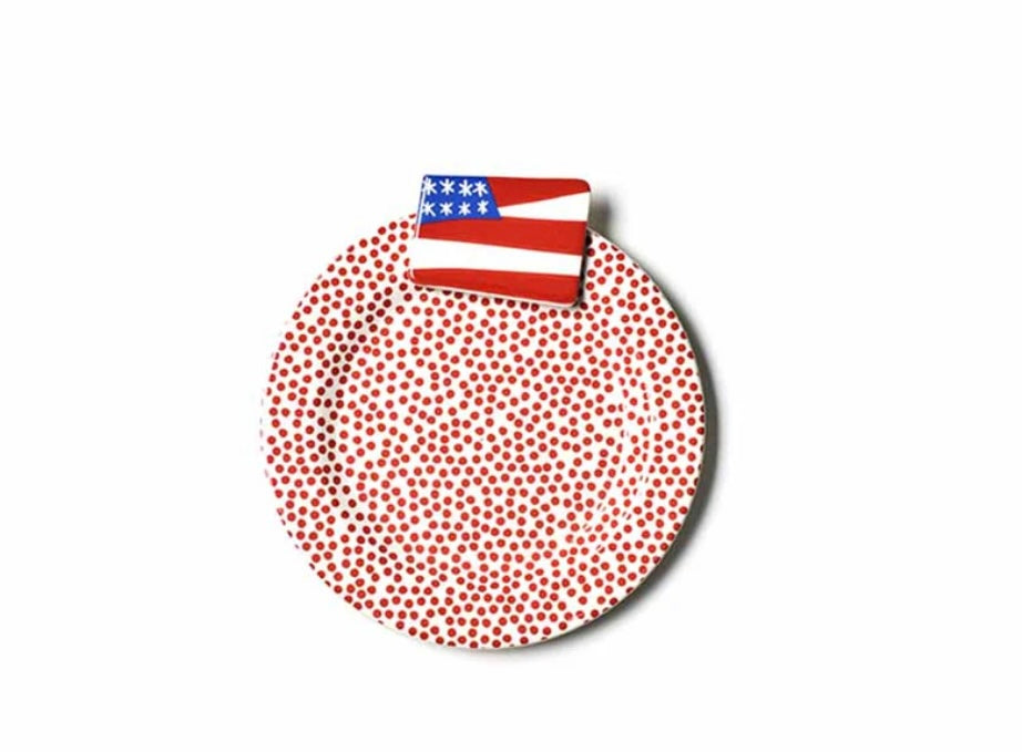 Happy Everything Flag Embellishment Plate