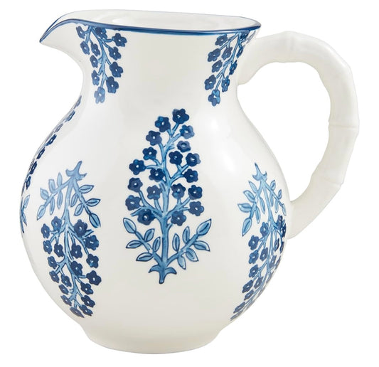 Block Print Pitcher