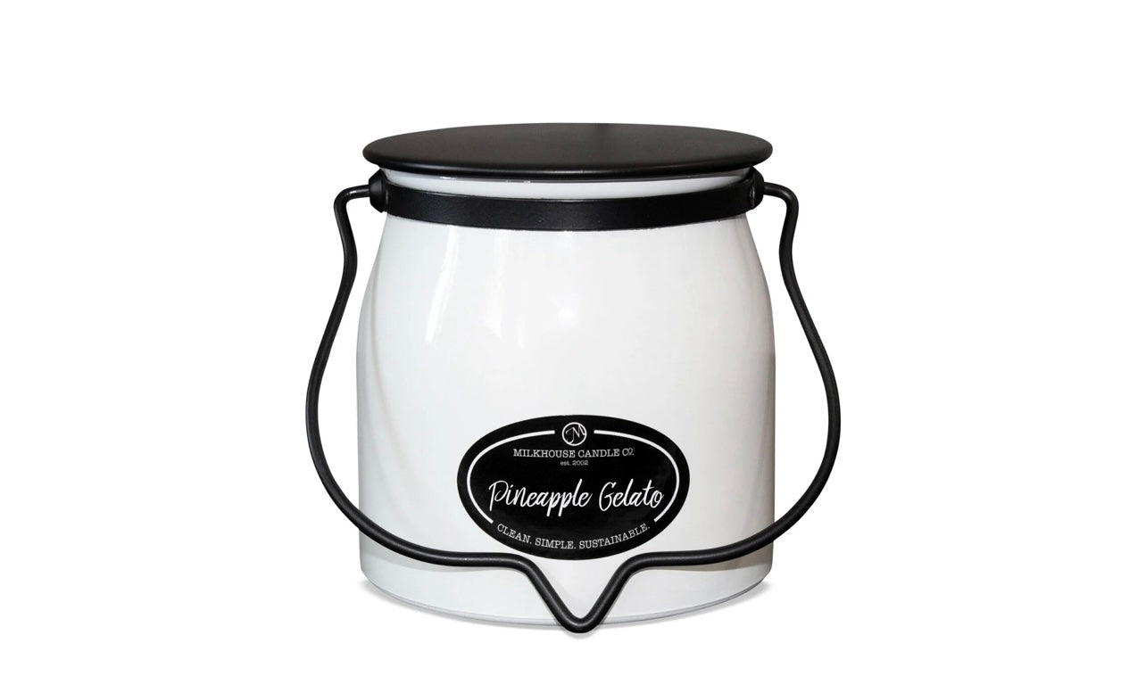 Butter Jar 16 oz: Pineapple Gelato