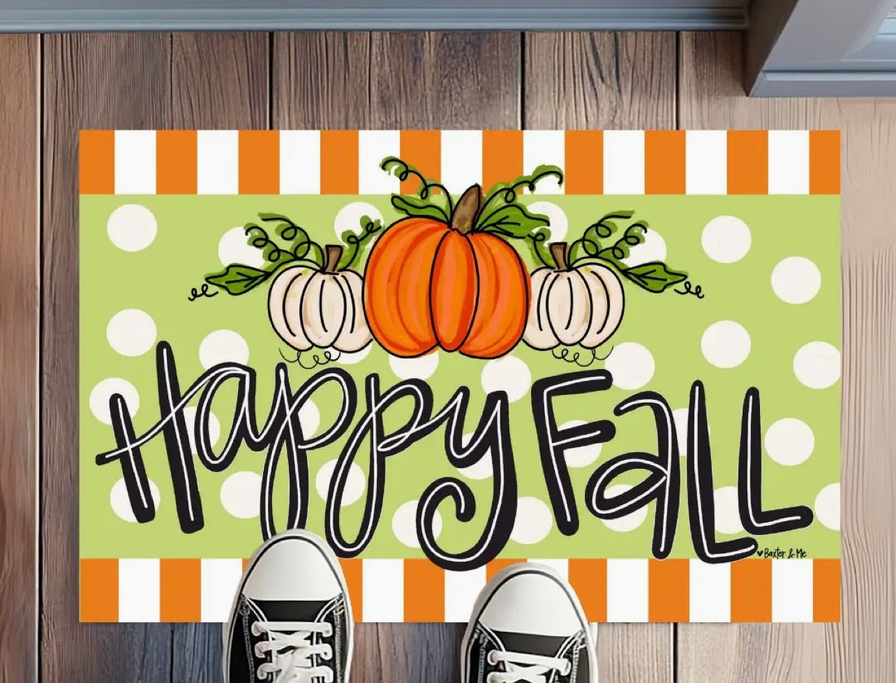 Pumpkins All Around Rug Floormat