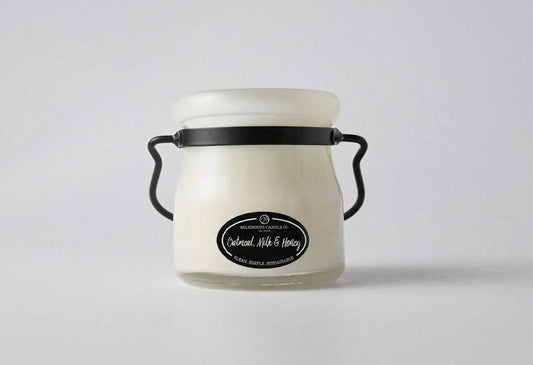 5 oz Cream Jar Candle: Oatmeal, Milk, & Honey