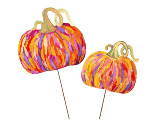 Round Top Artful Pumpkins Large