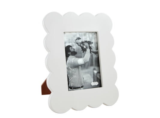 Large Scalloped Lacquer Frame