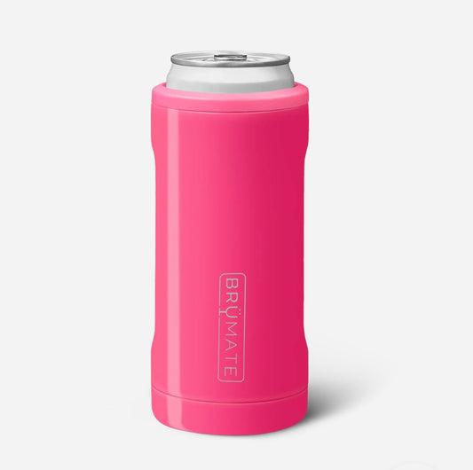 Brumate Hopsulator Slim- Neon Pink