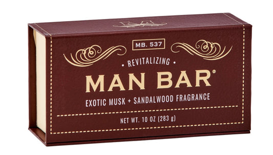 Man Bar Exotic Musk + Sandalwood Fragrance Soap