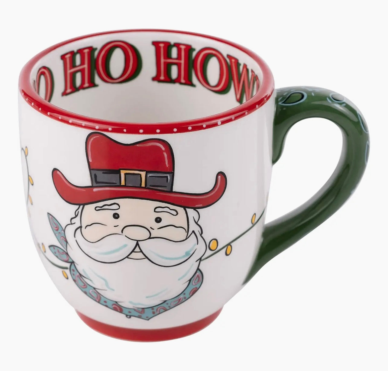 Ho Ho Howdy Santa Mug