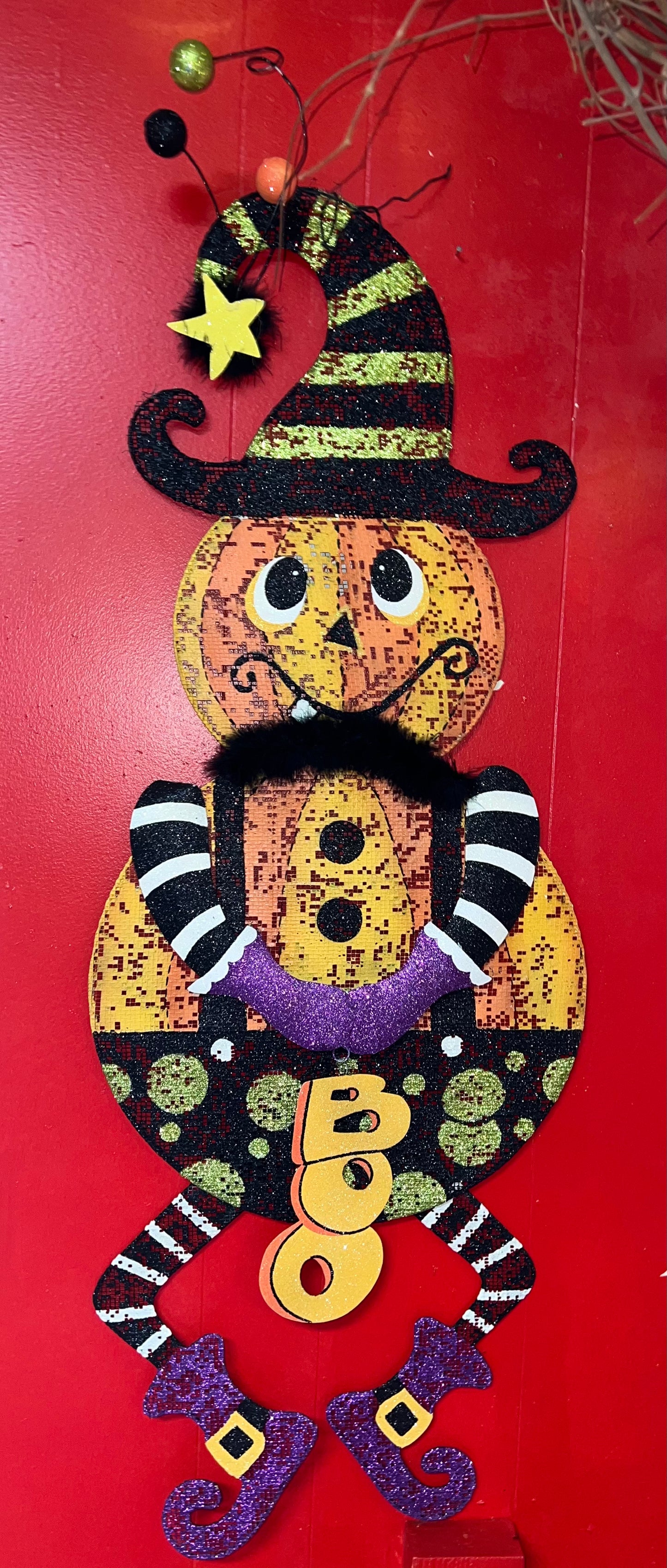 Pumpkin Man Door Hanger