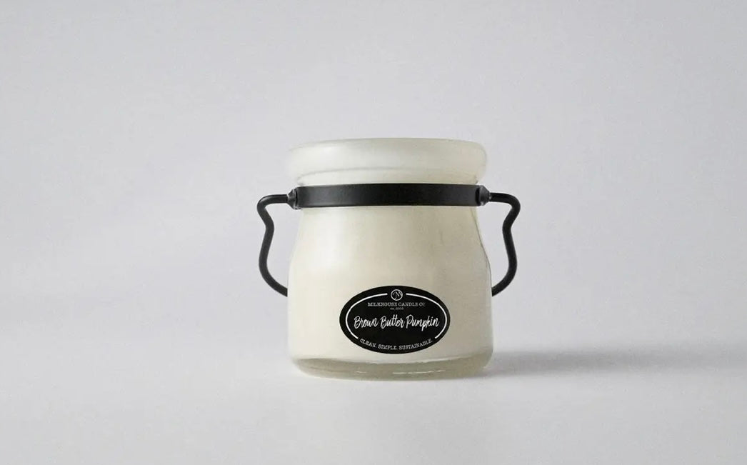 5 oz Cream Jar Candle: Brown Butter Pumpkin