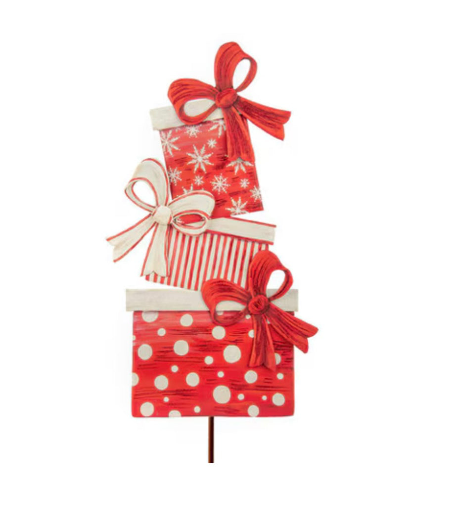 Round Top Classic Red & White Gift Topiary