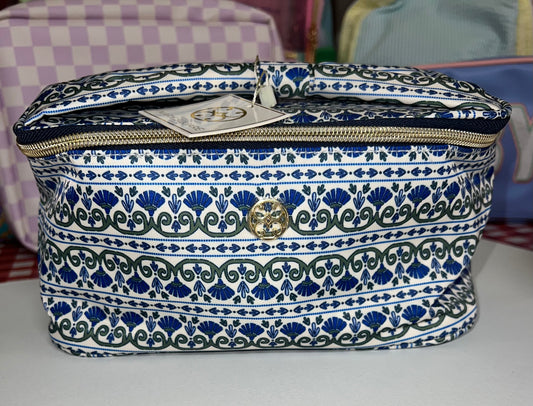 Mary Square Kiss and Make Up Floral Foulard Navy