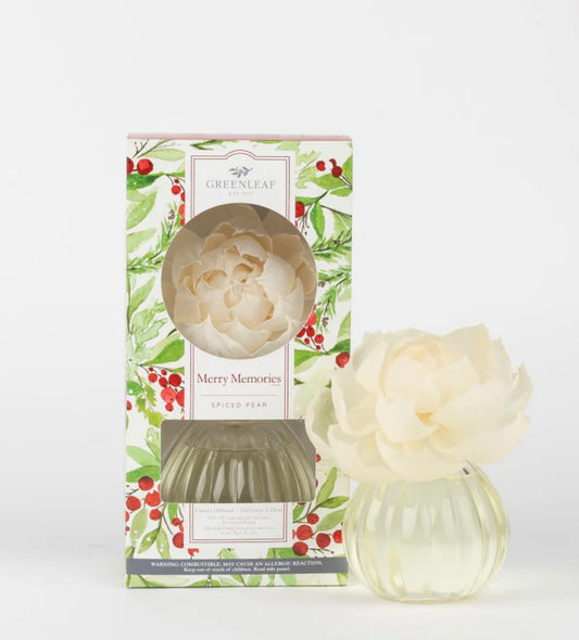 Green Leaf Merry Memories Flower Diffuser
