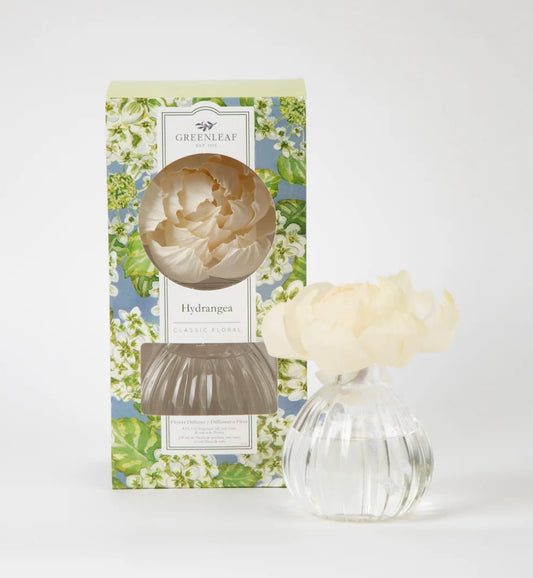 Green Leaf Hydrangea Flower Diffuser