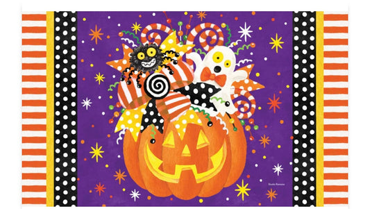 Custom Decor Jack O Lantern Mat