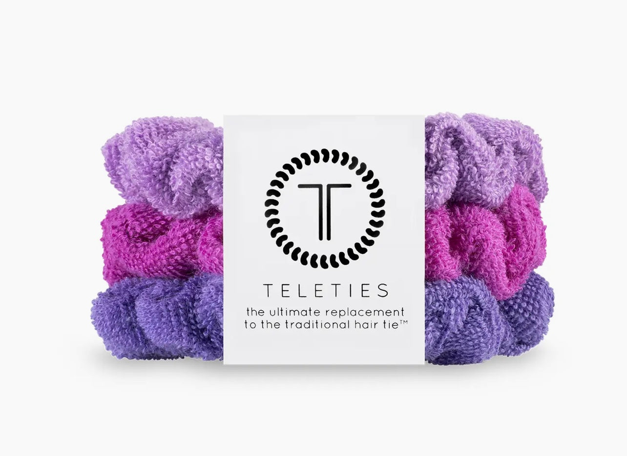 Teleties Terry Cloth Hair Scrunchie | Large | Antigua
