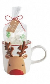 Mud Pie Reindeer Mug & Marshmallow Set