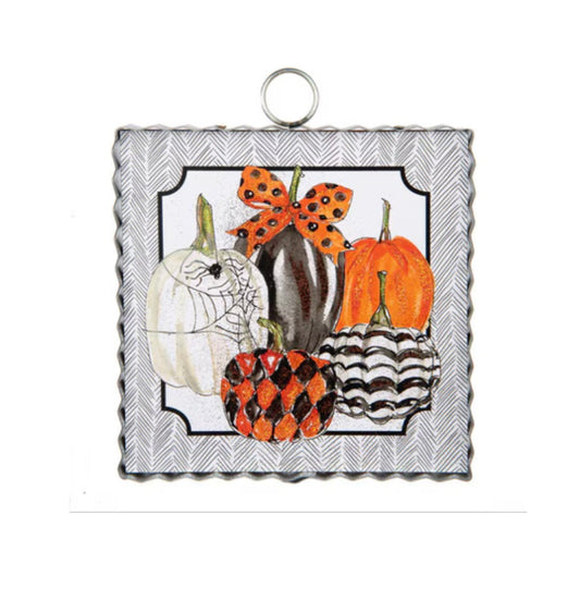 Round Top Mini Gallery Halloween Pumpkins