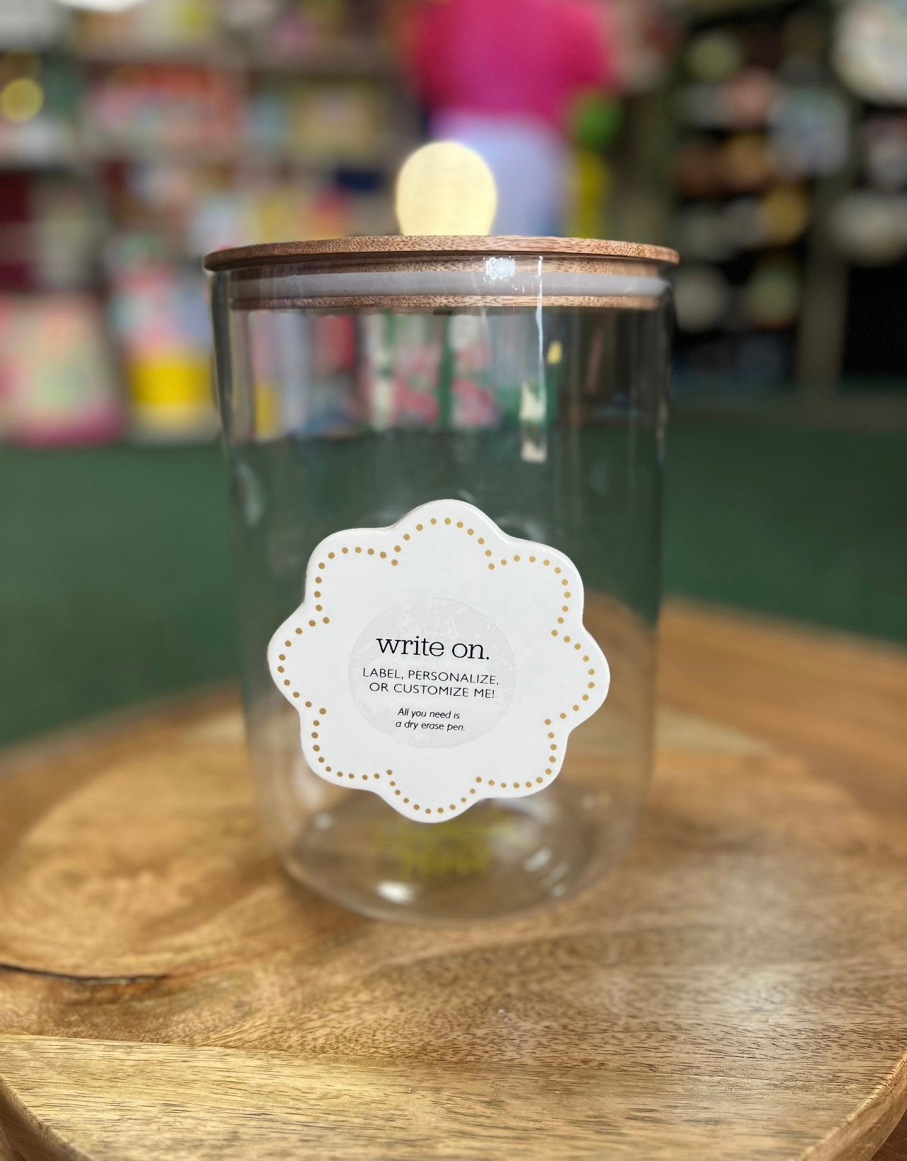 Happy Everything Glass Jar- Medium