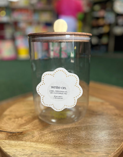 Happy Everything Glass Jar- Medium