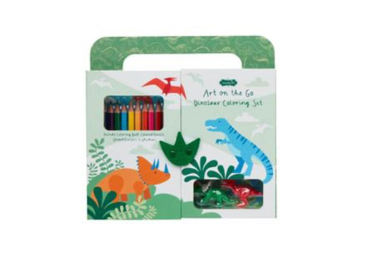 Mud Pie Dino Art On The Go Set