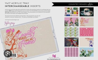 Country Roads Interchangeable Inserts