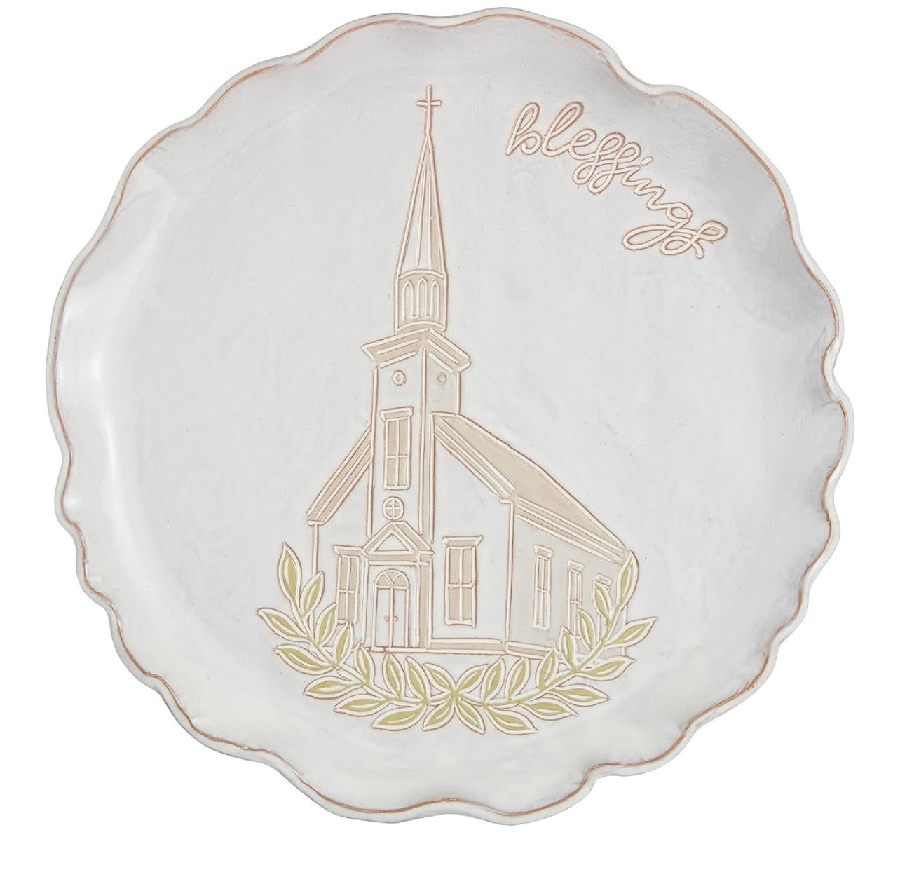 Church Blessing Platter