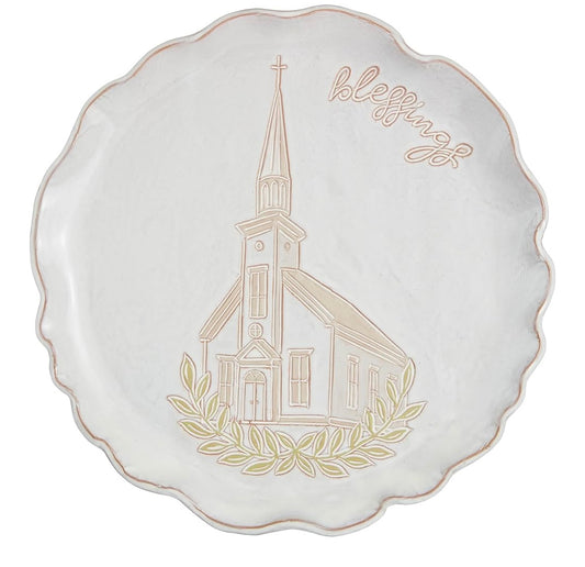 Church Blessing Platter