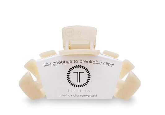 Teleties Almond Beige Claw Clip- Small