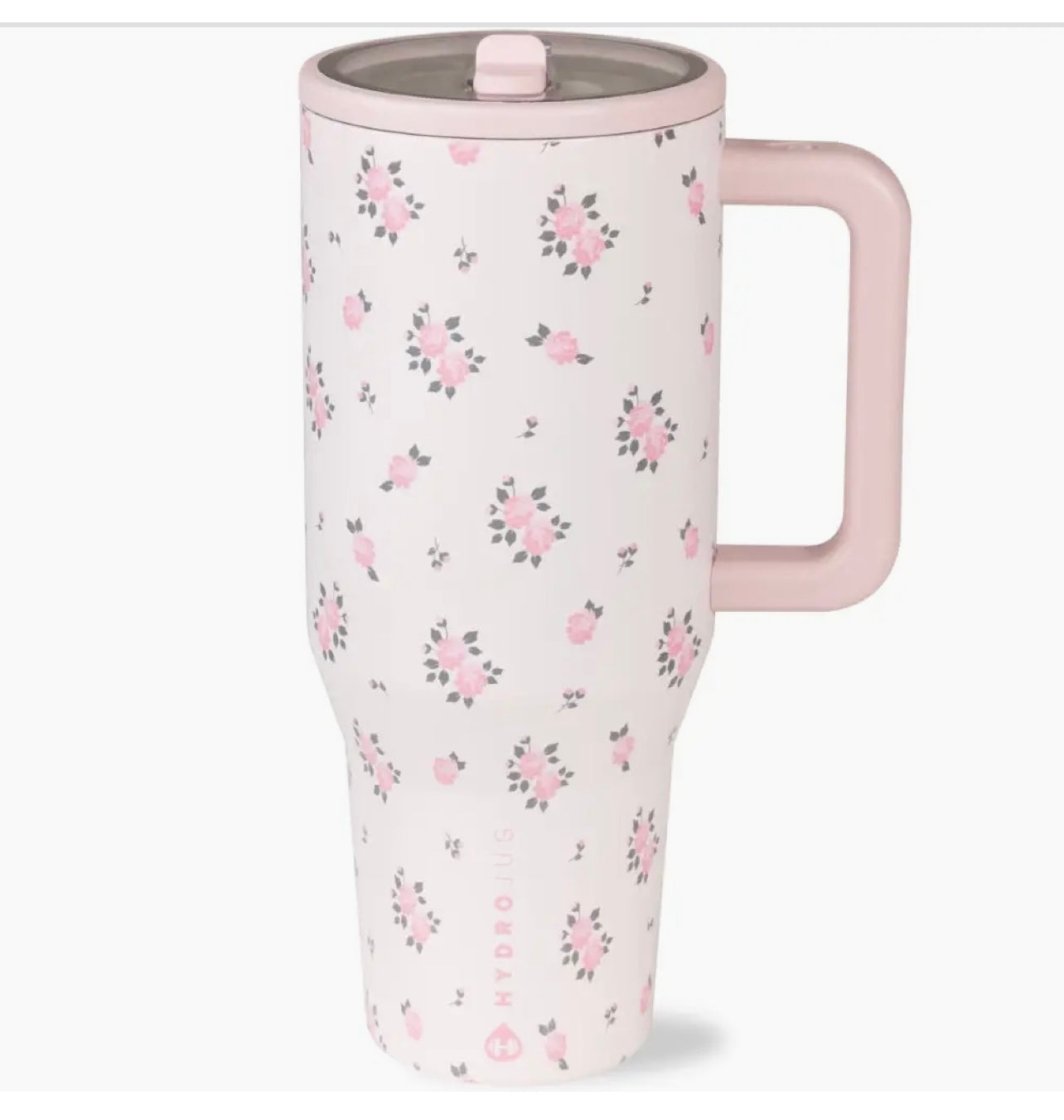 Hydro Jug Wildrose Floral 40oz Traveler Tumbler