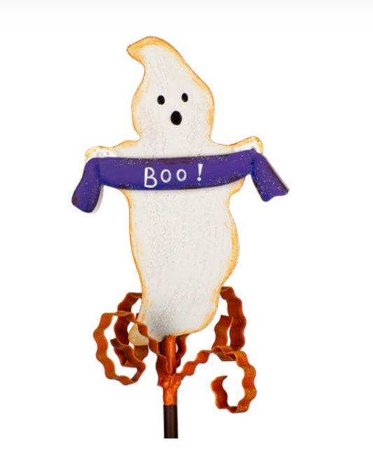 Round Top Collection Boo Ghost Finial