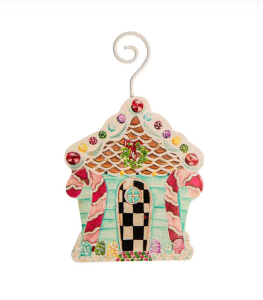Round Top Gingerbread House Ornament