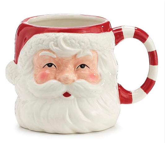 Santa Clause Sculpted Mug