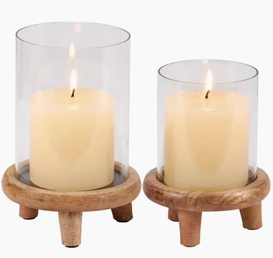 Hurricane Candle Holder Set