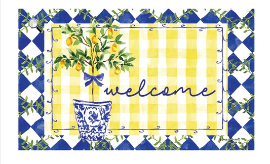 Custom Decor Lemon Tree Mat
