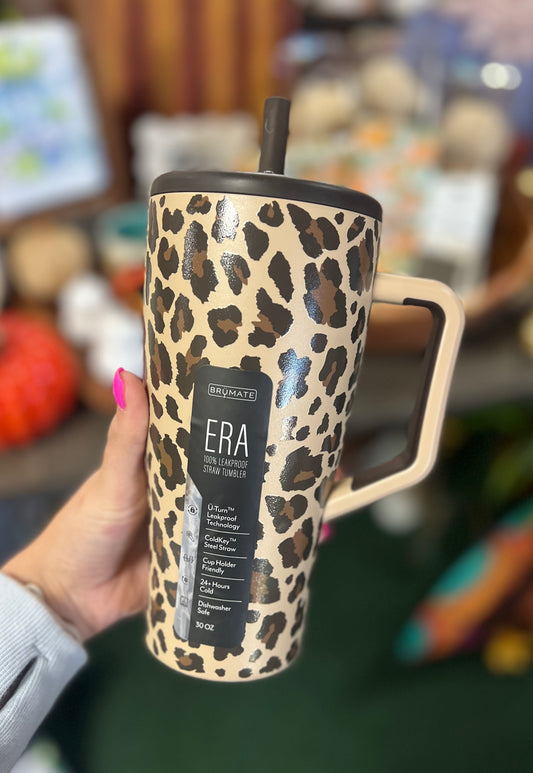 Brumate Era 30oz- Straw Tumbler- Leopard