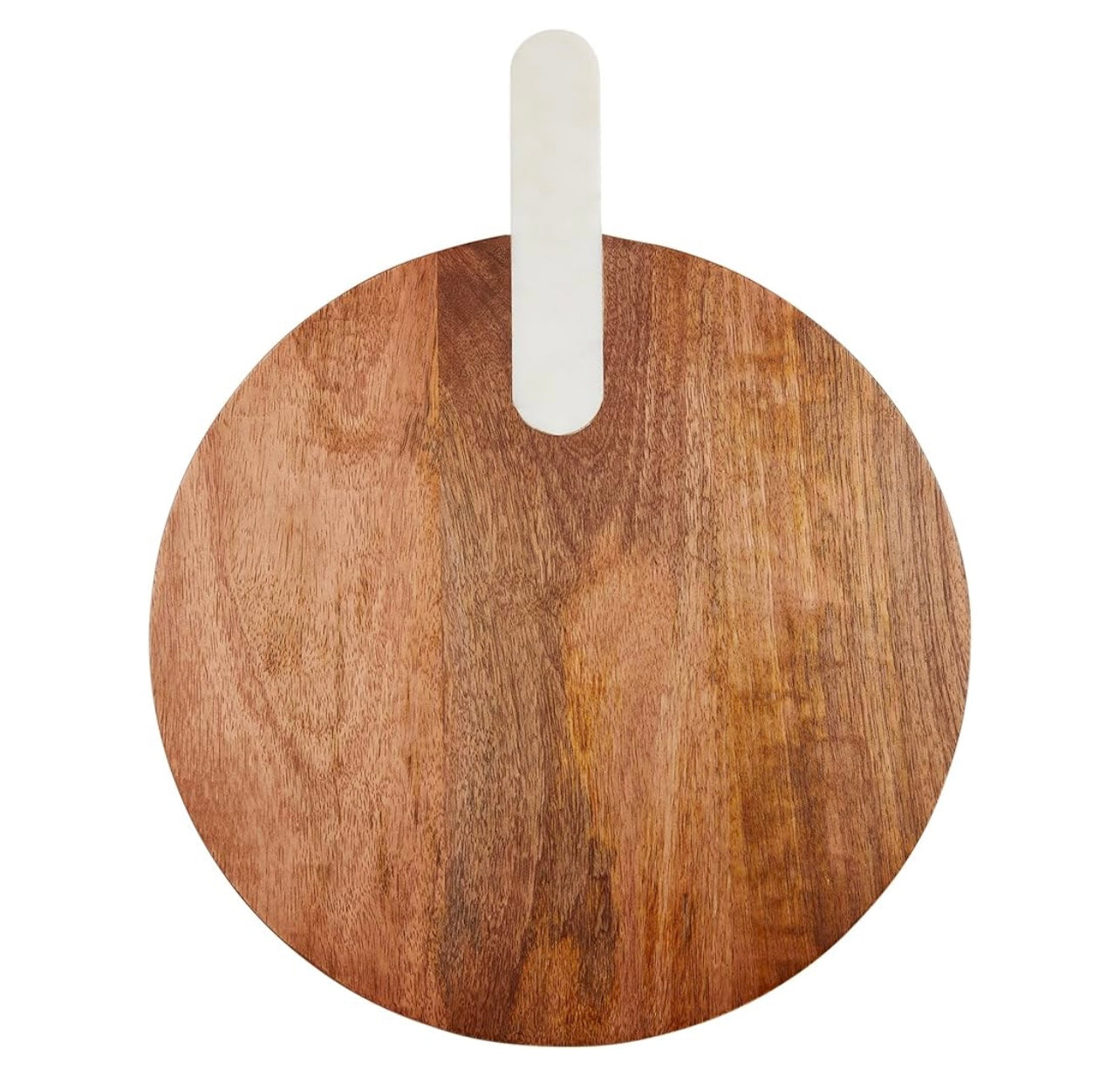 Round Board With Marble Handle