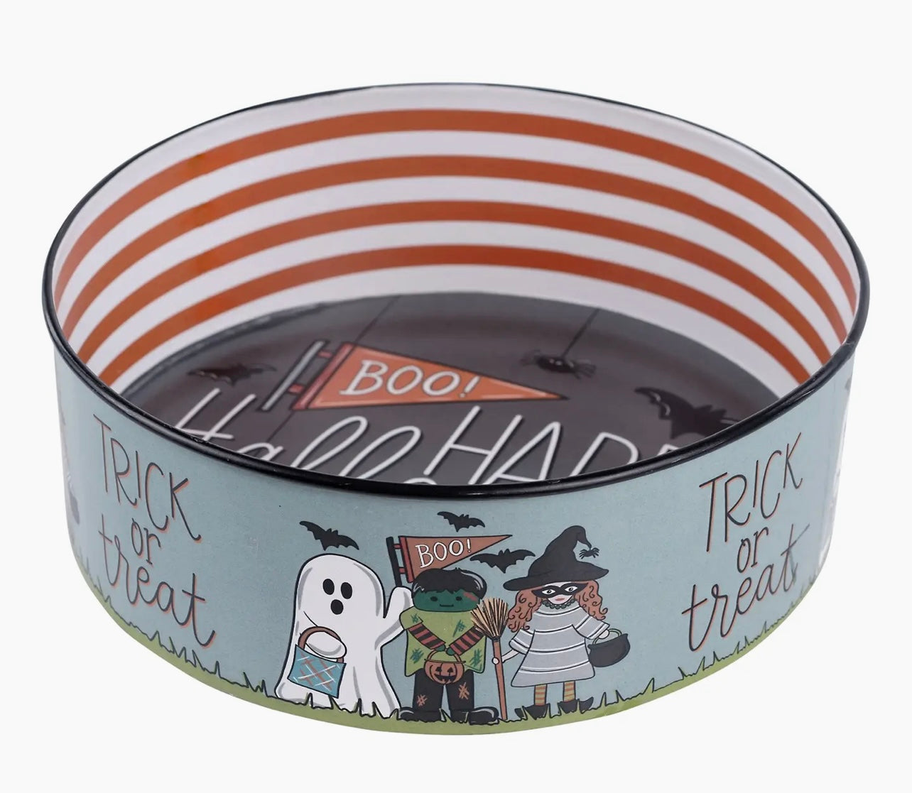 Glory Haus Trick or Treaters Enamel Candy Bowl
