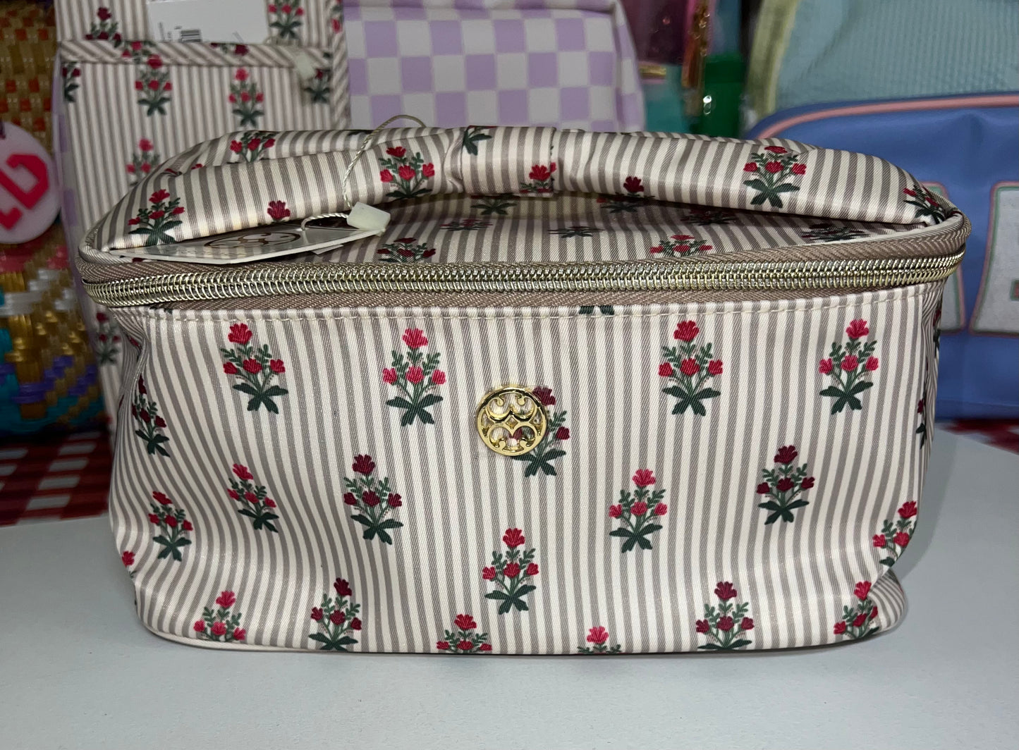 Mary Square Kiss and Make Up Cottage Stripes