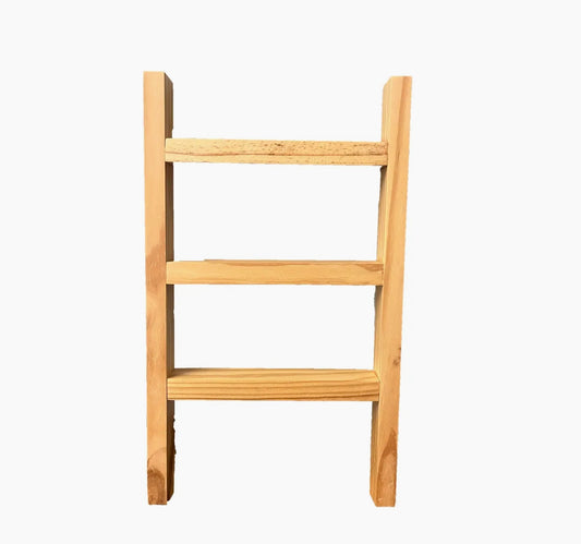 Wooden Ladder Towel Display