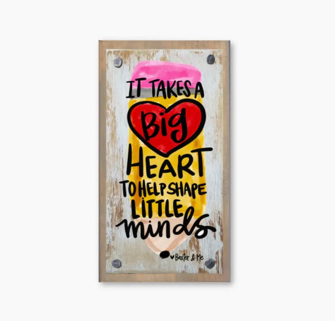 Shape Little Minds Driftwood Happy Block