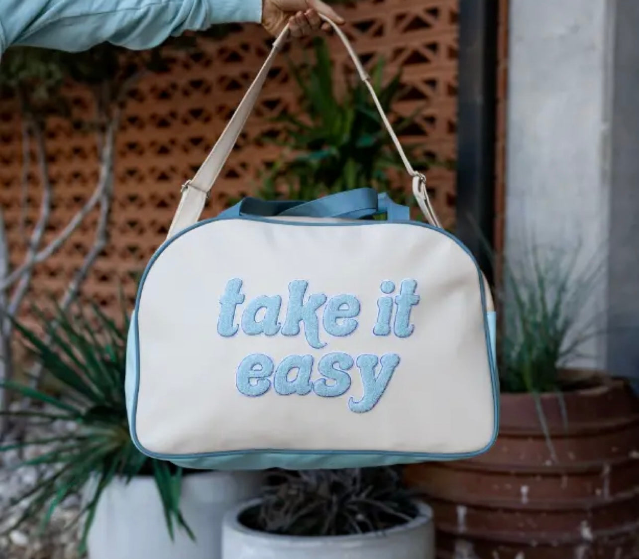 Jadelynn Brooke Duffle Bag- Take it Easy